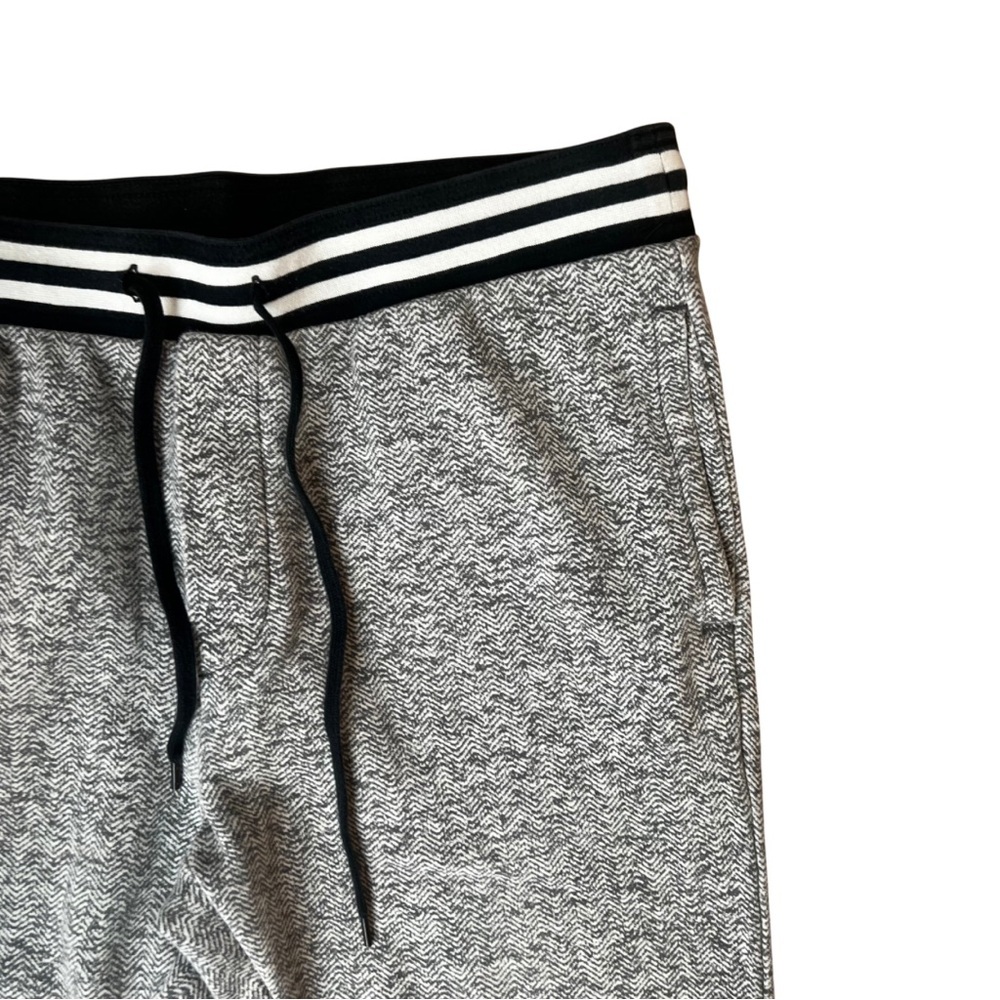 American Eagle Outfitters Gray Joggers with Striped Cuffs - Picture 9 of 9